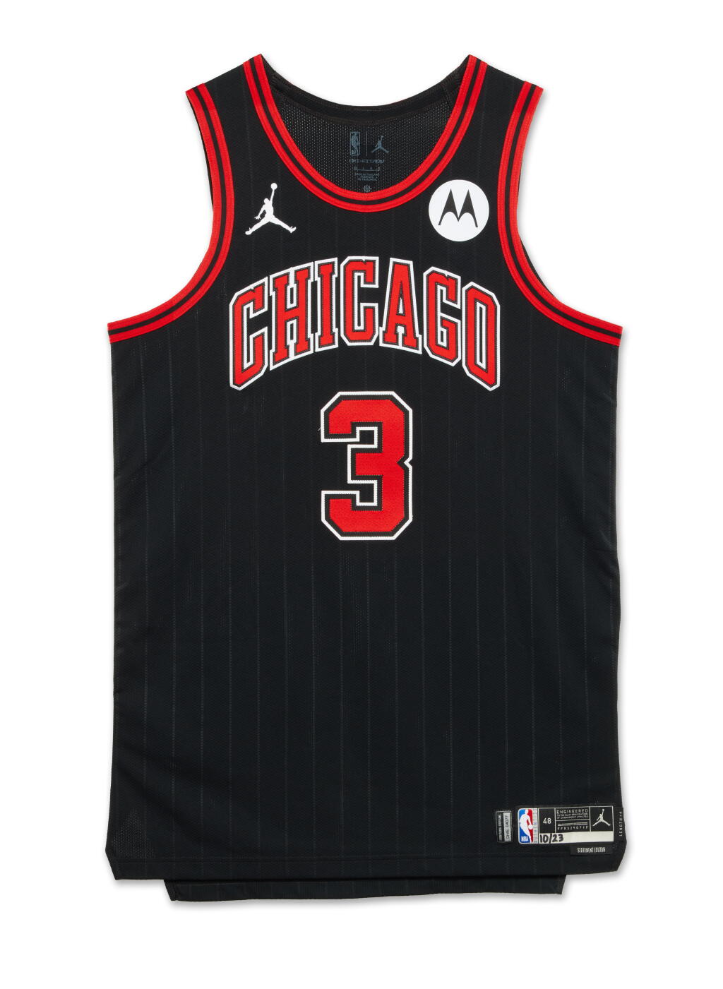 View full screen - View 1 of Lot 102. Josh Giddey ‘Bulls Debut’ Chicago Bulls 2024-2025 Kia NBA Tip-Off Game Worn Statement Edition Jersey.