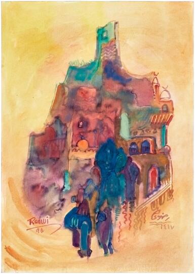 View full screen - View 1 of Lot 1054. Untitled (City Scene).