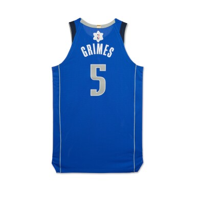 View full screen - View 1 of Lot 122. Quentin Grimes ‘Christmas Day’ Dallas Mavericks 2024-2025 Game Worn Icon Edition Jersey .