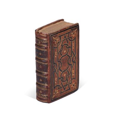 View full screen - View 1 of Lot 312. Valerius Maximus, Paris, 1543, Parisian entrelac binding by Jean Picard.