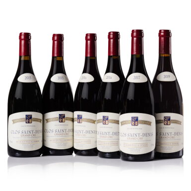View full screen - View 1 of Lot 187. Clos Saint Denis 2015-2019 Vertical Coquard-Loison-Fleurot (6 BT).
