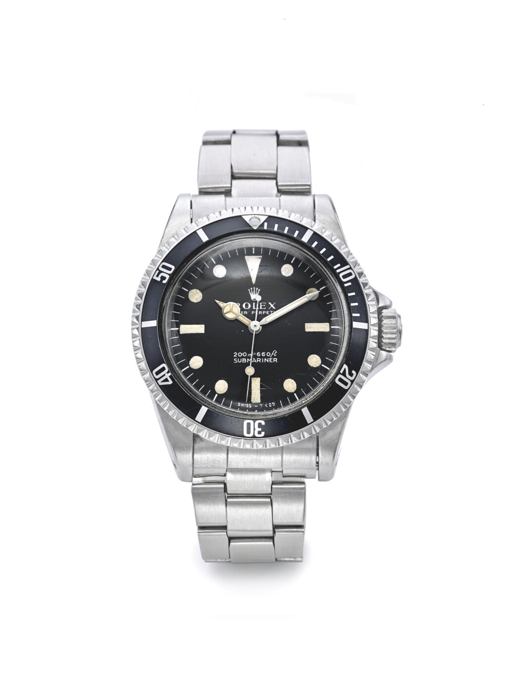 全螢幕檢視 - 查看60ROLEX | REF 5513 SUBMARINER, A STAINLESS STEEL AUTOMATIC CENTER SECONDS WRISTWATCH WITH BRACELET CIRCA 1968的1
