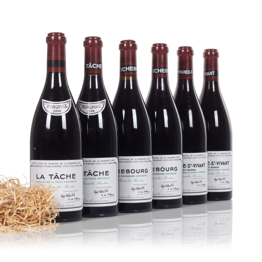 View full screen - View 1 of Lot 62. Domaine de la Romanée-Conti Assortment 2008 Domaine de la Romanée-Conti (11 BT).
