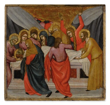 View full screen - View 1 of Lot 3. TADDEO DI BARTOLO | THE ENTOMBMENT.