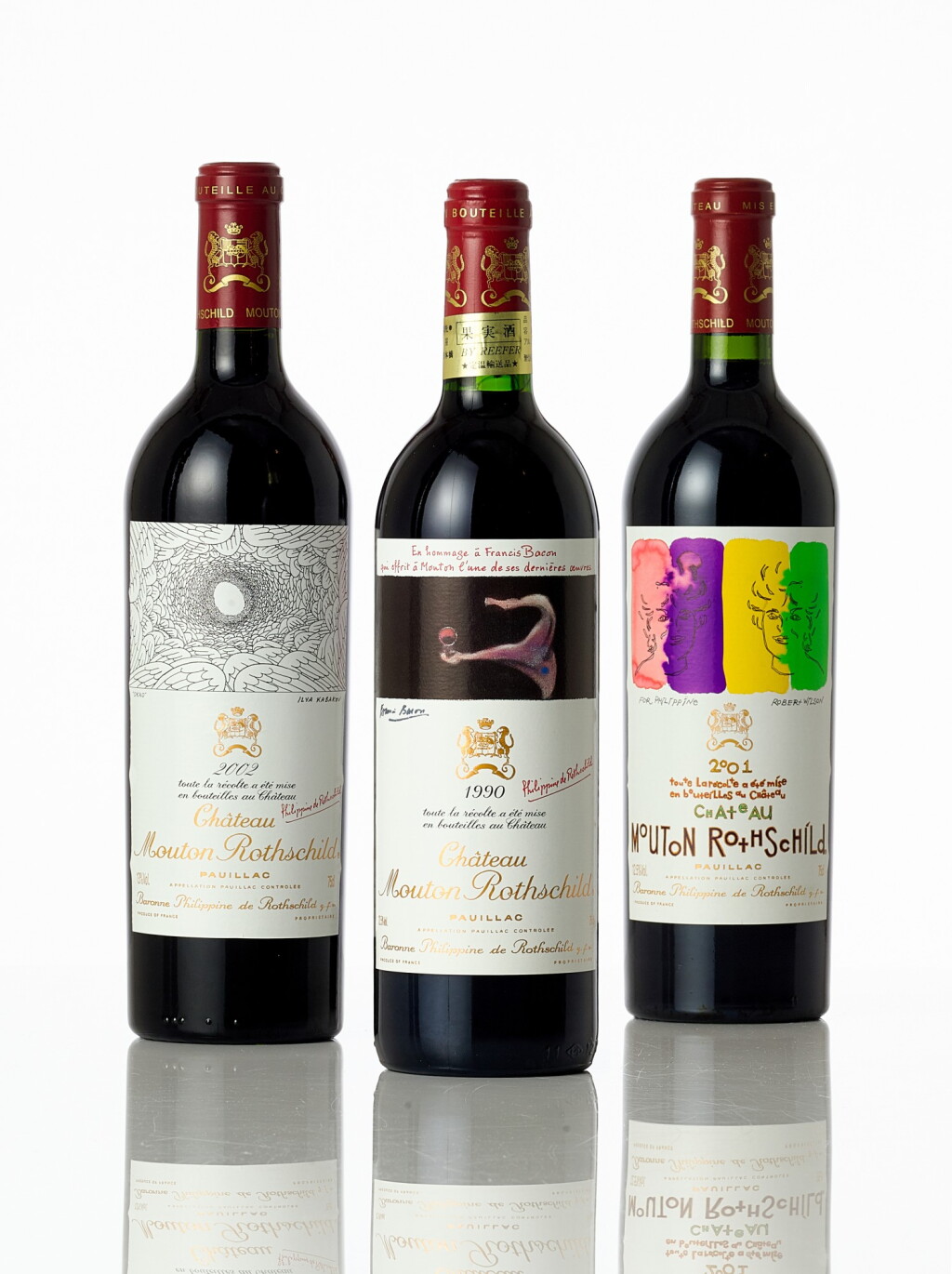 View full screen - View 1 of Lot 4036. Château Mouton Rothschild 2002 (12 BT).