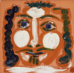 Visage aux cheveux bouclé (A. R. 572)