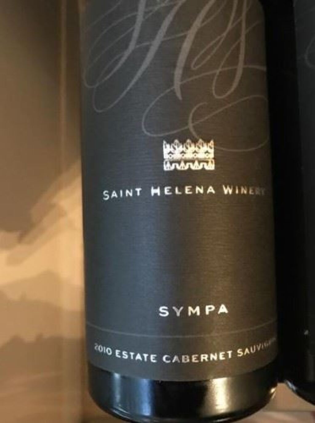 View full screen - View 1 of Lot 235. Saint Helena Winery, Sympa, Cabernet Sauvignon, St. Helena 2010 (12 BT).