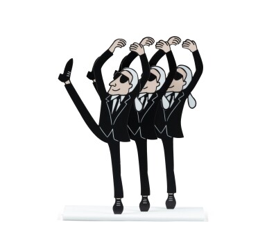 View full screen - View 1 of Lot 2079. A cut-out silhouettes of Karl Lagerfeld | Silhouettes découpées de Karl Lagerfeld .