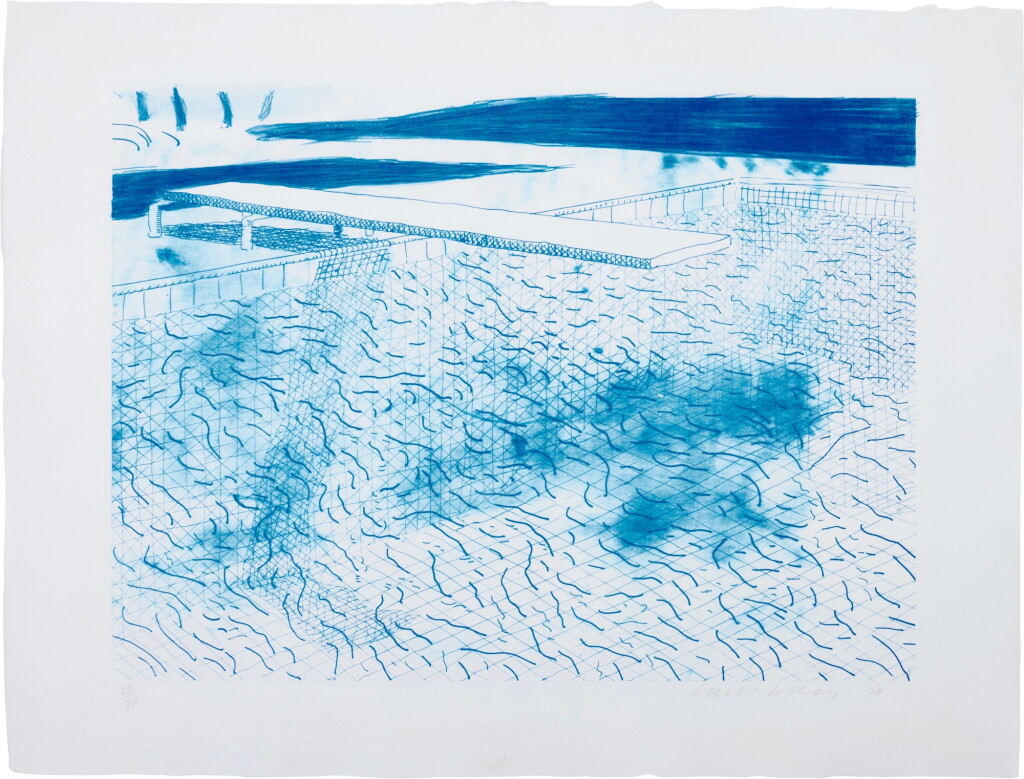 View full screen - View 1 of Lot 82. Lithograph of Water Made of Lines.