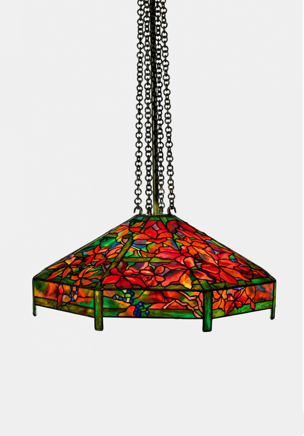 View full screen - View 1 of Lot 327. An Important and Rare "Autumn Woodbine" Chandelier.
