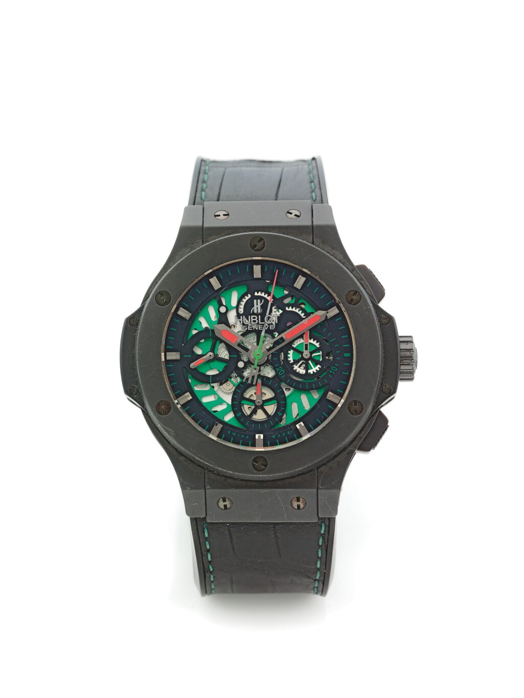 View full screen - View 1 of Lot 87. HUBLOT | BIG BANG MEXICAN SOCCER FEDERATION, A LIMITED EDITION CERAMIC AND TITANIUM AUTOMATIC CHRONOGRAPH WRISTWATCH CIRCA 2010.