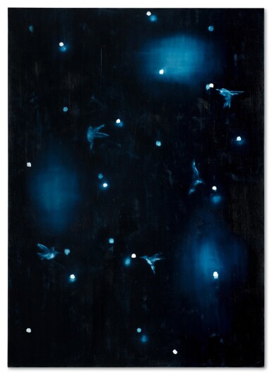 View full screen - View 1 of Lot 138. Galaxy with Birds.