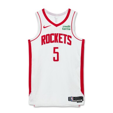 View full screen - View 1 of Lot 191. Fred VanVleet Houston Rockets 2023-2024 Game Worn Association Edition Jersey .