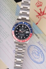 Reference 16710 GMT-Master II ‘Khanjar Pepsi’ | A stainless steel automatic dual time wristwatch with date and bracelet, Circa 2006
