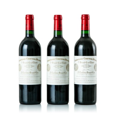 View full screen - View 1 of Lot 464. Château Cheval Blanc "Vertical" (3 BT).