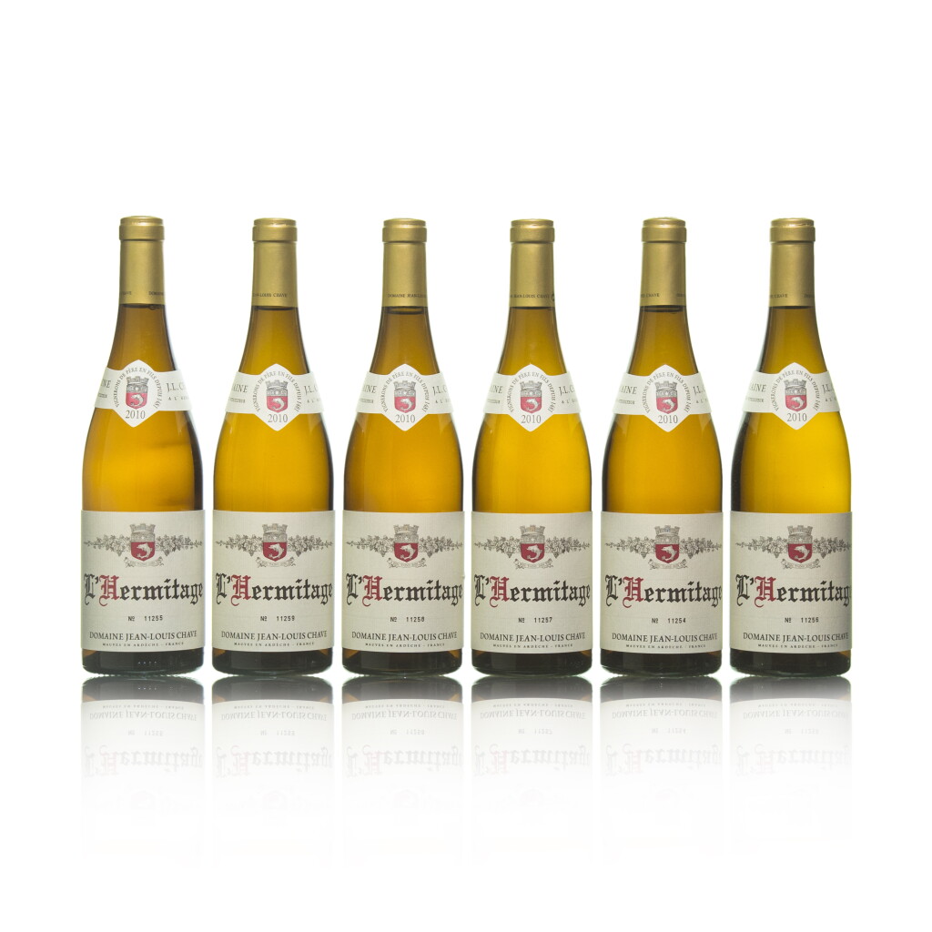 View full screen - View 1 of Lot 464. Hermitage Blanc 2010 Jean-Louis Chave (12 BT).