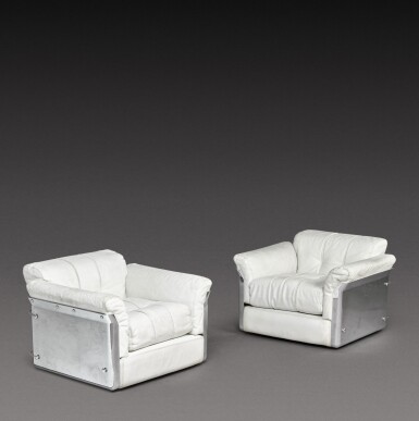 View full screen - View 1 of Lot 190. A Pair of Larissa Armchairs.