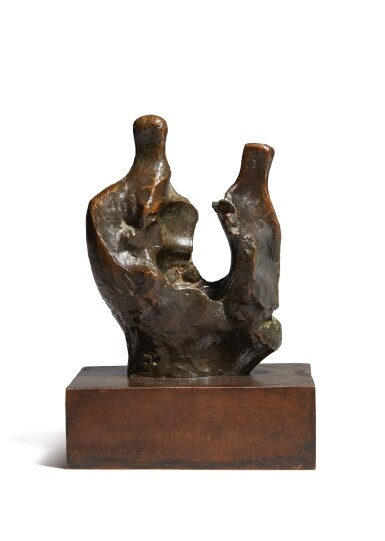 View full screen - View 1 of Lot 207. HENRY MOORE | MOTHER AND CHILD (BONE).