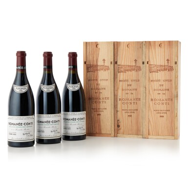 View full screen - View 1 of Lot 7077. Romanée Conti 1996 Domaine de la Romanée-Conti (2 BT).