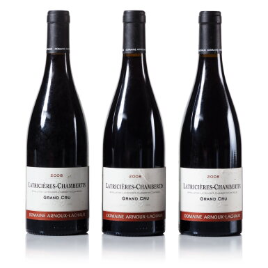 View full screen - View 1 of Lot 305. Latricières Chambertin 2008 Domaine Arnoux-Lachaux (3 BT).