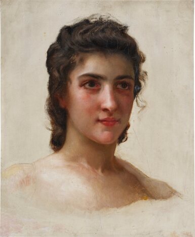 View full screen - View 1 of Lot 811. Portrait Study of Gabrielle Drunzer.