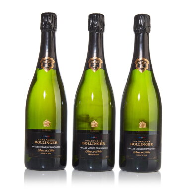 View full screen - View 1 of Lot 105. Bollinger Vieilles Vignes Françaises, Blanc de Noirs 2005 (3 BT).
