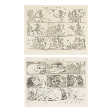 View full screen - View 1 of Lot 164. PABLO PICASSO | SUEÑO Y MENTIRA DE FRANCO (B. 297; BA. 615 II B E).