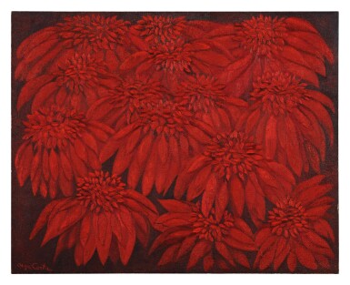 View full screen - View 1 of Lot 26. Cuetlaxochitl (Flores de nochebuena).