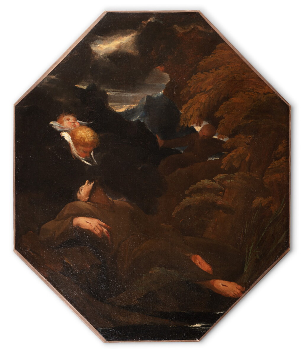 View full screen - View 1 of Lot 153. Saint Francis of Assisi in Ecstasy.