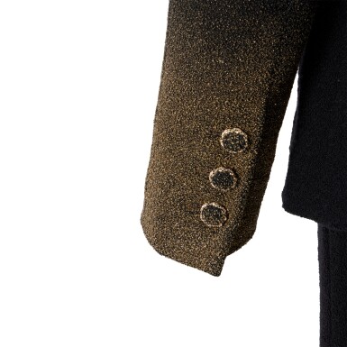 Chanel | by Karl Lagerfeld Haute Couture Black Wool Jacket with Chanel | by Karl Lagerfeld Haute Couture Black Wool Jacket with