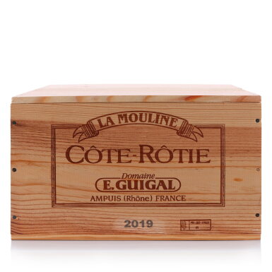 View full screen - View 1 of Lot 500. Côte Rôtie, La Mouline 2019 Guigal (6 BT).
