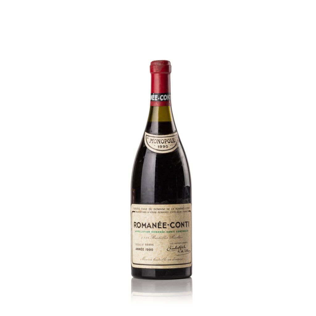 View full screen - View 1 of Lot 887. Romanée Conti 1990 Domaine de la Romanée-Conti (1 BT).