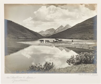 View full screen - View 1 of Lot 54. Am Schnellisee bei Arosa. Graubünden..