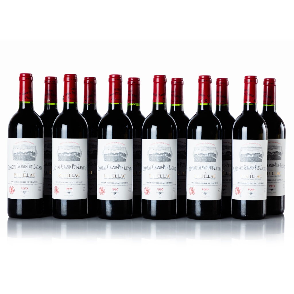View full screen - View 1 of Lot 159. Château Grand Puy Lacoste 1995 (12 BT).