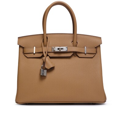 View full screen - View 1 of Lot 4. Biscuit Togo Birkin 30 Palladium Hardware, 2023.