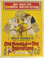One Hundred and One Dalmatians (1961) poster, US