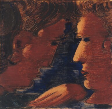 View full screen - View 1 of Lot 17. Gespräch (Conversation).