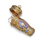 A Gold and Enamel Necessaire, possibly Austrian, 19th Century in Earlier Style