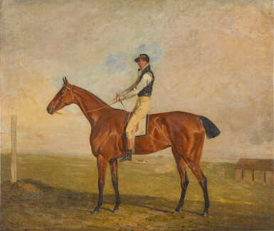View full screen - View 1 of Lot 76. Samuel Chifney up on a Chesnut Racehorse, Poulton.