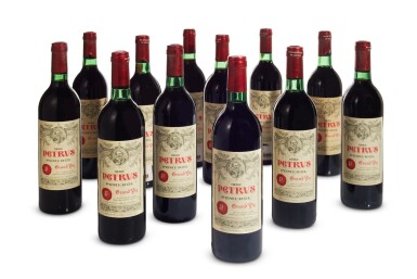 View full screen - View 1 of Lot 13. Petrus 1982 (12 BT).