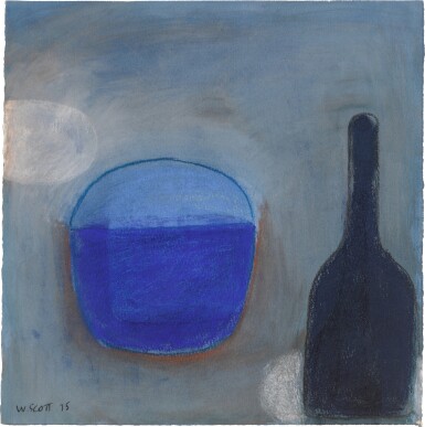 View full screen - View 1 of Lot 116. Black Bottle and Blue Jar, 1975.