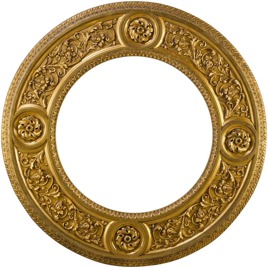 View full screen - View 1 of Lot 51. A Renaissance Revival giltwood and gilt composition mirror, second half 19th century.