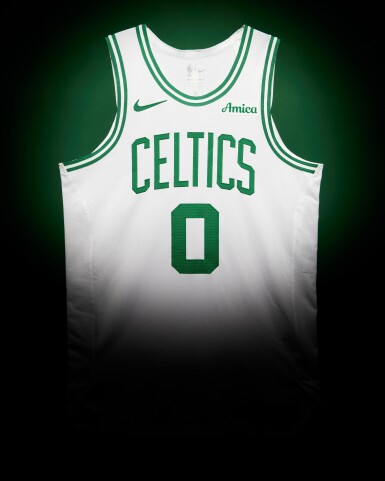 View full screen - View 1 of Lot 7. Jayson Tatum Boston Celtics 2026 NBA Playoffs Eastern Conference Round 1 Game Worn Association Edition Jersey | Game 1 | Matched to 3 Games | 2 Double-Doubles.