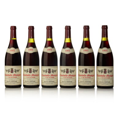View full screen - View 1 of Lot 123. Chambolle Musigny, Les Charmes 1993 Ghislaine Barthod (12 BT).