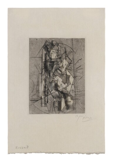 View full screen - View 1 of Lot 9. L'Homme à la guitare (Bloch 30).