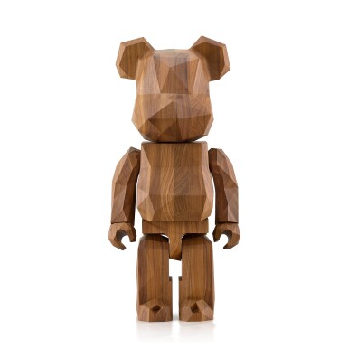 View full screen - View 1 of Lot 9040. BEARBRICK Fragment Design x Karimoku Polygon 1000%.