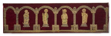 View full screen - View 1 of Lot 251. A group of three altar frontals (Antependium), Italian and French, 16th - 18th century.