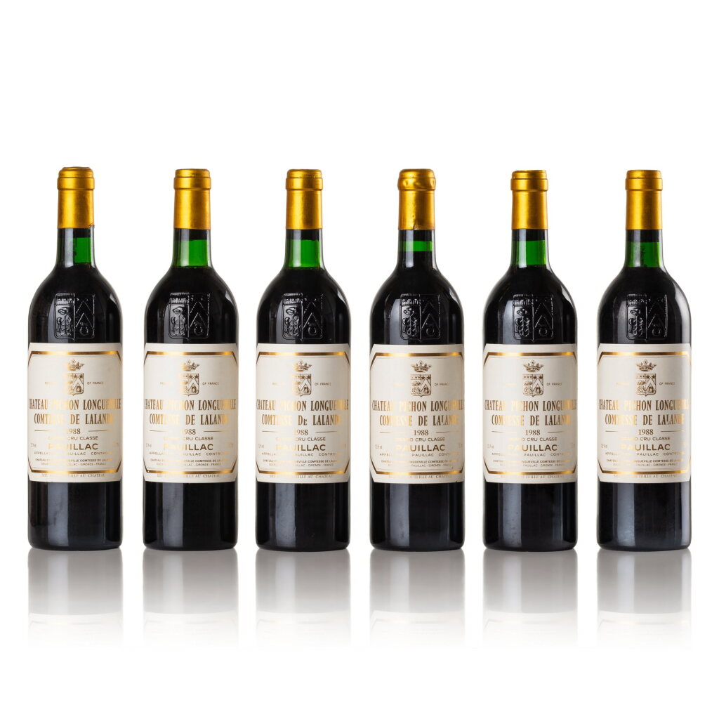 View full screen - View 1 of Lot 147. Château Pichon Longueville, Lalande 1988 (12 BT).