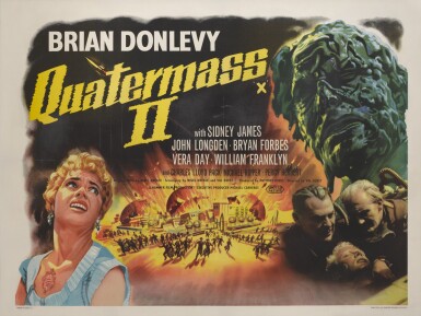 View full screen - View 1 of Lot 22. Quatermass II (1957), poster, British.