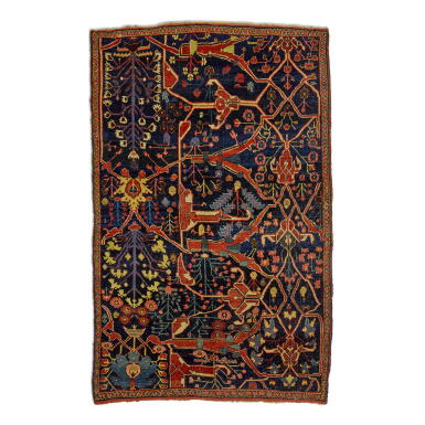 View full screen - View 1 of Lot 573. A Bijar Wagireh, North Persia, Late 19th Century.